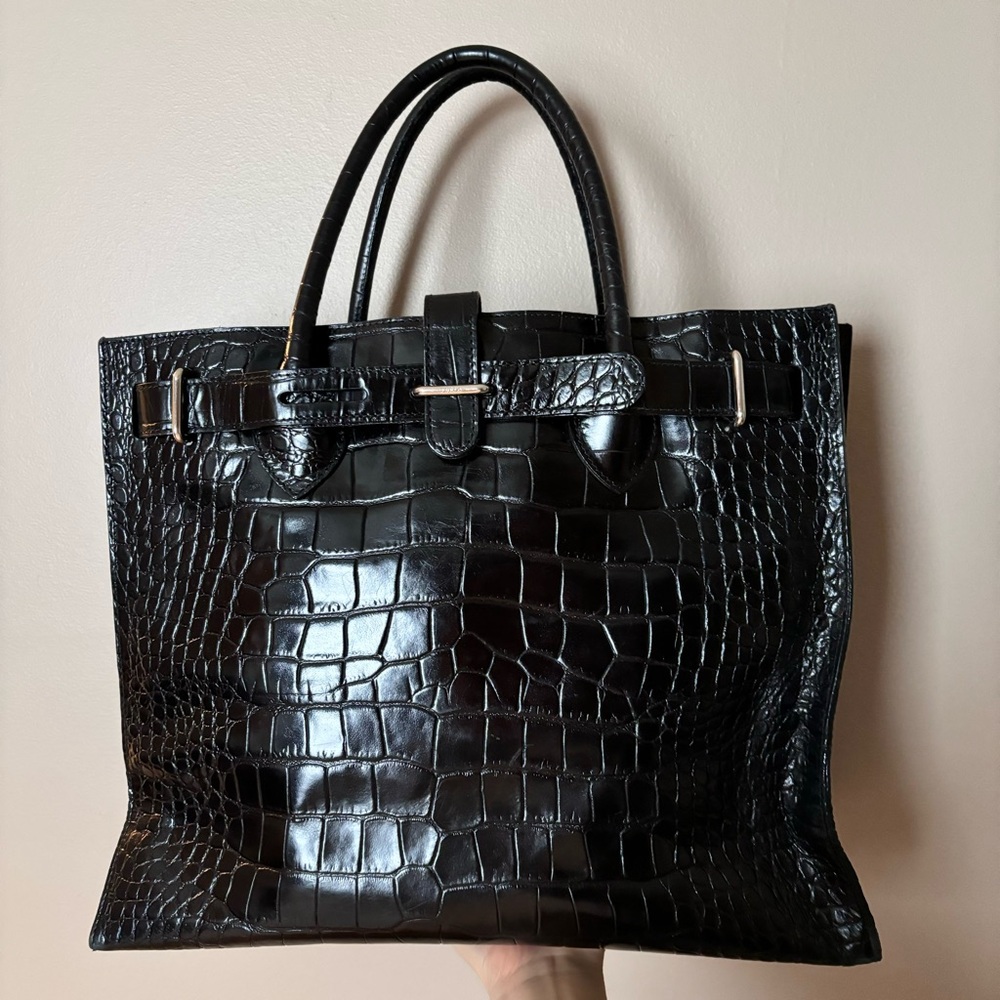 Furla Black Leather Bag